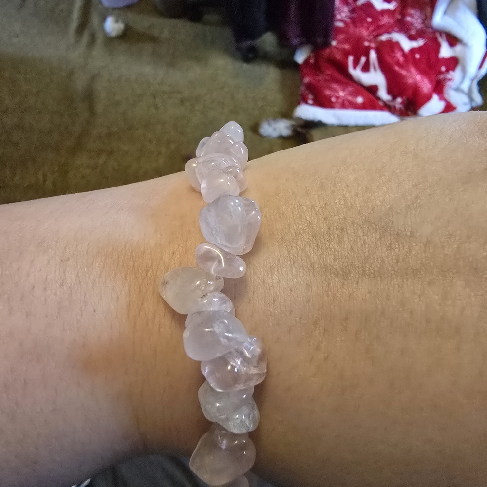 Multi-Color Gemstone Chip Bracelets Set - Picture 5 of 8